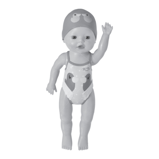 Zapf Creation BABY born My First Swim Girl Bedienungsanleitung