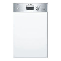 Bosch SPI40E05EU ActiveWater 45 Geschirrspüler 45 cm Integrierbar - Edelstahl Gebrauchsanleitung
