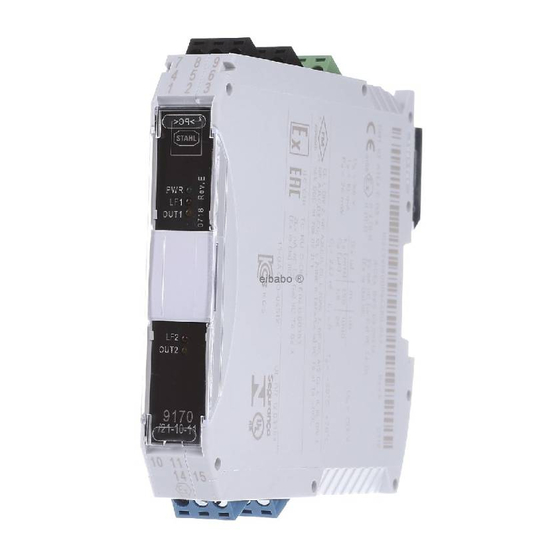 Stahl ispac 9160 Rev F Betriebsanleitung