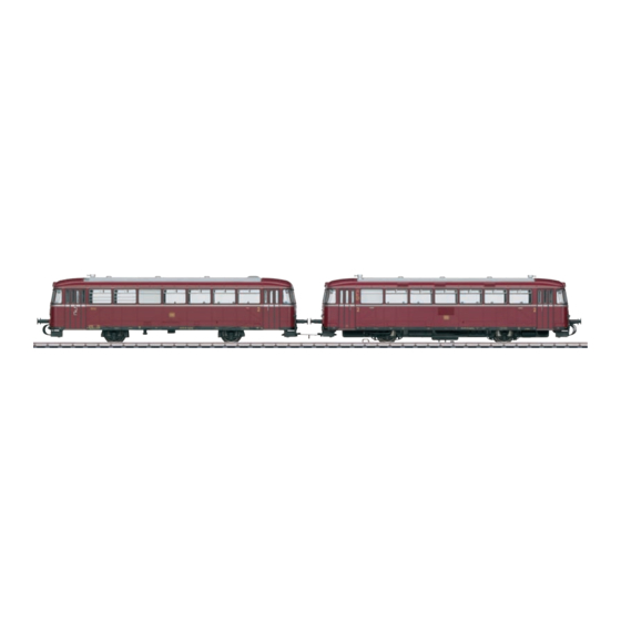 Märklin VT 98 Bedienungsanleitung