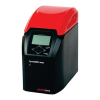 Analytik Jena SpeedMill PLUS Bedienungsanleitung
