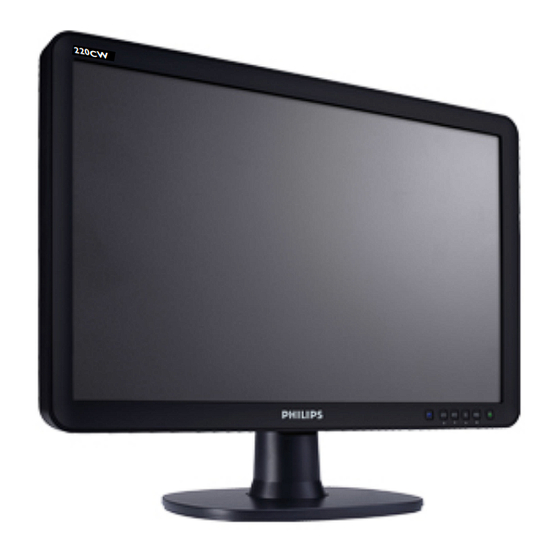 Philips 220CW8 Bedienungsanleitung