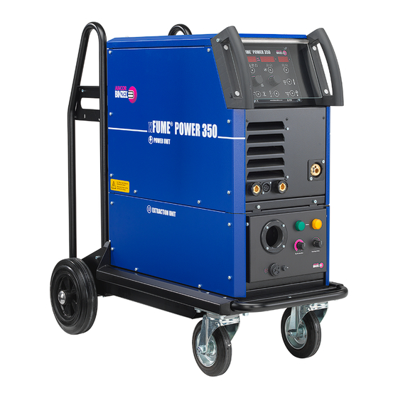Abicor Binzel xFUME POWER 350 Originalbetriebsanleitung
