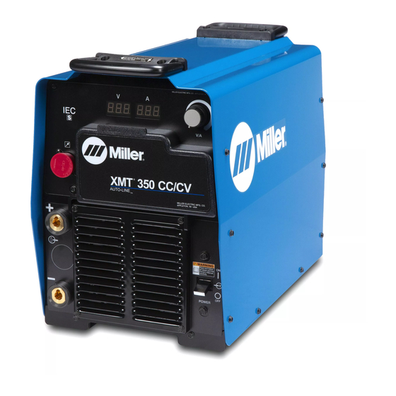 Miller XMT 350 CC/CV Auto-Line Betriebsanleitung