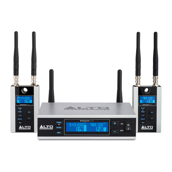 Alto Professional Stealth Wireless Benutzerhandbuch