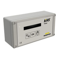 Kemper KHS Timer Einbau- Und Bedienungsanleitung