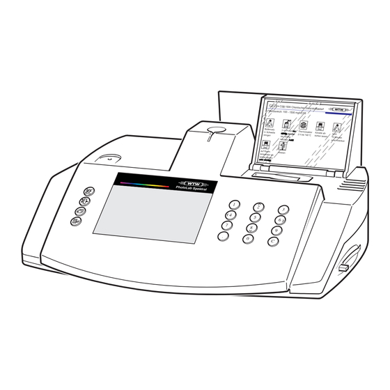 wtw PhotoLab Spektral Bedienungsanleitung