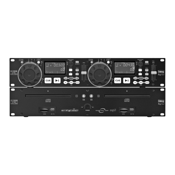 IMG STAGELINE CD-230USB Bedienungsanleitung