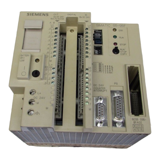 Siemens S5-95F Handbuch
