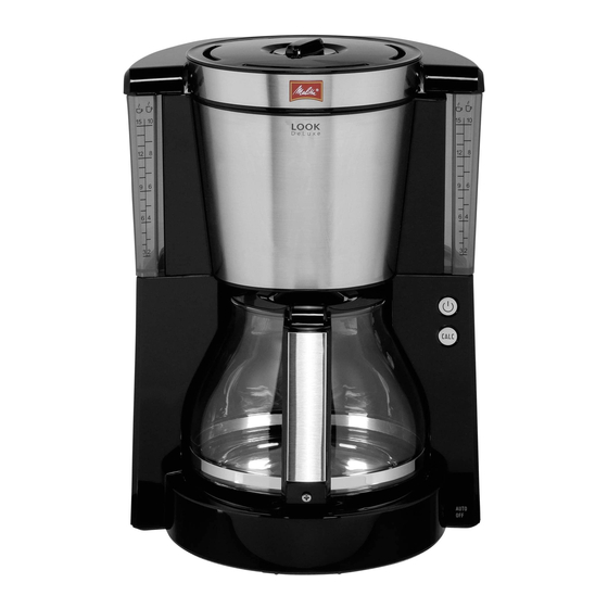 Melitta LOOK Bedienungsanleitung