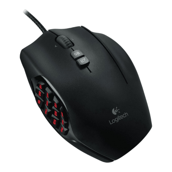 Logitech G600 MMO Handbuch