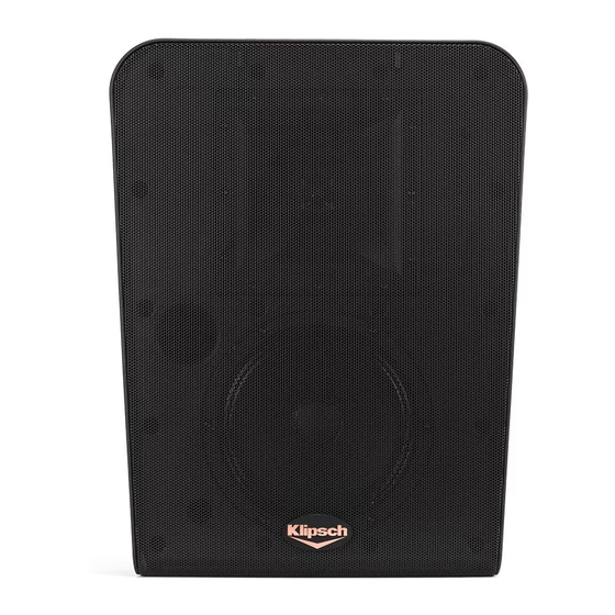 Klipsch KPT-1260-H Installationshandbuch