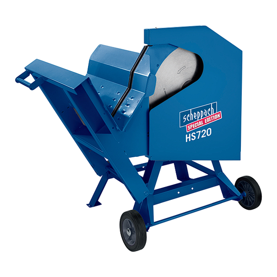 Scheppach HS720 Originalbetriebsanleitung