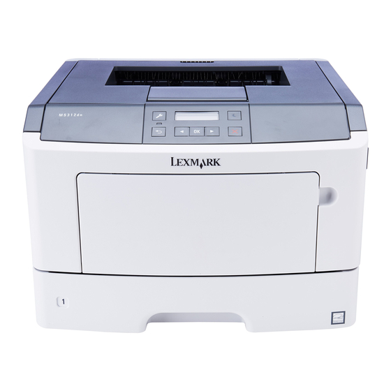 Lexmark MS312 Benutzerhandbuch