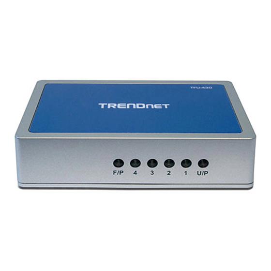 TRENDnet TFU-430 Anleitung