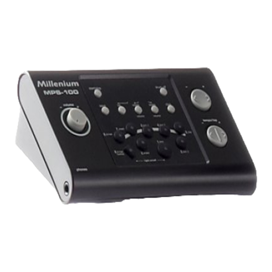 Millenium MPS-100 Bedienungsanleitung