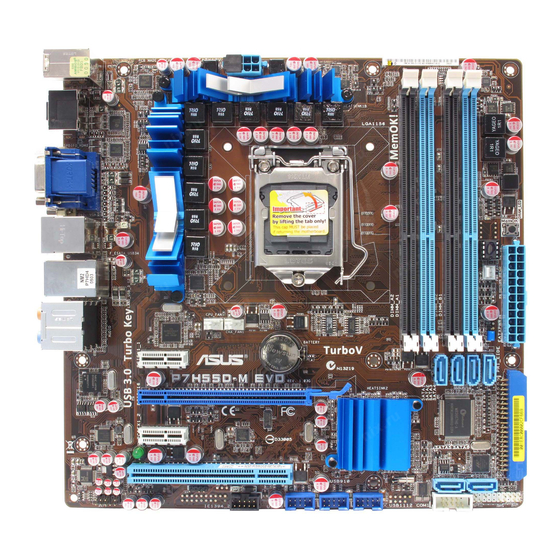 Asus P7H55D-M EVO Handbuch