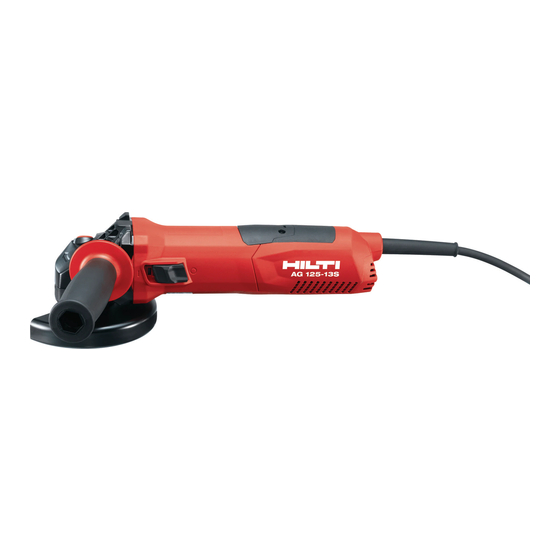 Hilti AG 125-13S Handbücher