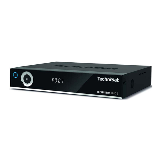 TechniSat TECHNIBOX UHD S Bedienungsanleitung