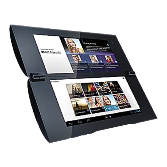 Sony SGPT21 Series Wichtige Produktinformationen