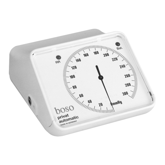 boso privat automatic Gebrauchsanweisung