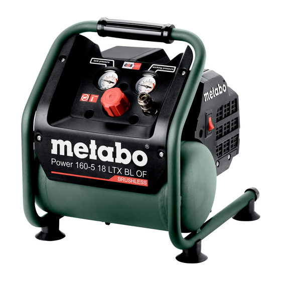 Metabo Power 160-5 18 LTX BL OF Originalbetriebsanleitung