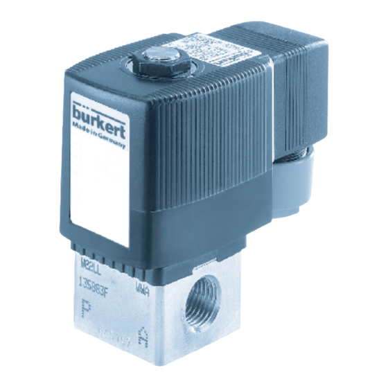 bürkert PTB 01 ATEX 2101 Bedienungsanleitung