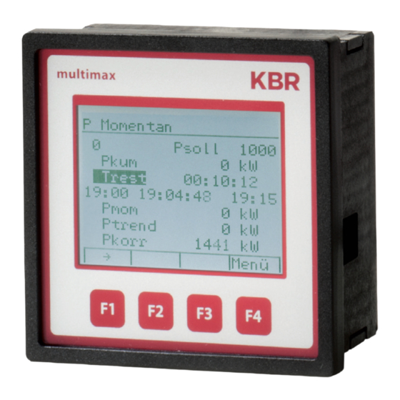 KBR multimax 3D6 Bedienungsanleitung, Technische Parameter