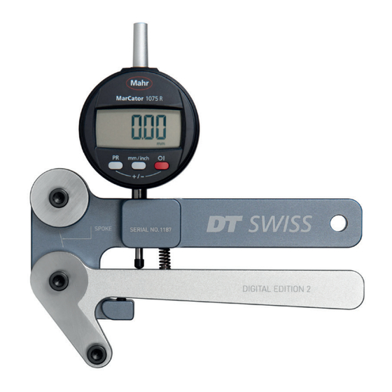 DT SWISS TENSIO Bedienungsanleitung
