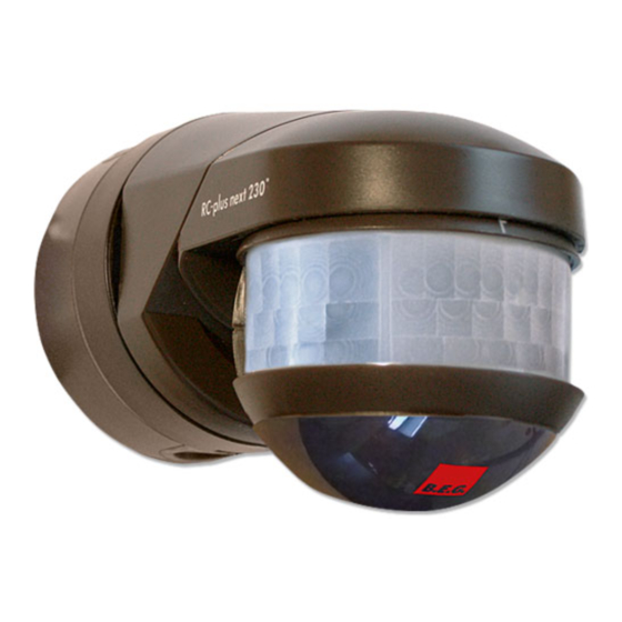 B.E.G. LUXOMAT RC-plus 230 Funk 230VAC-ZW Bedienungsanleitung