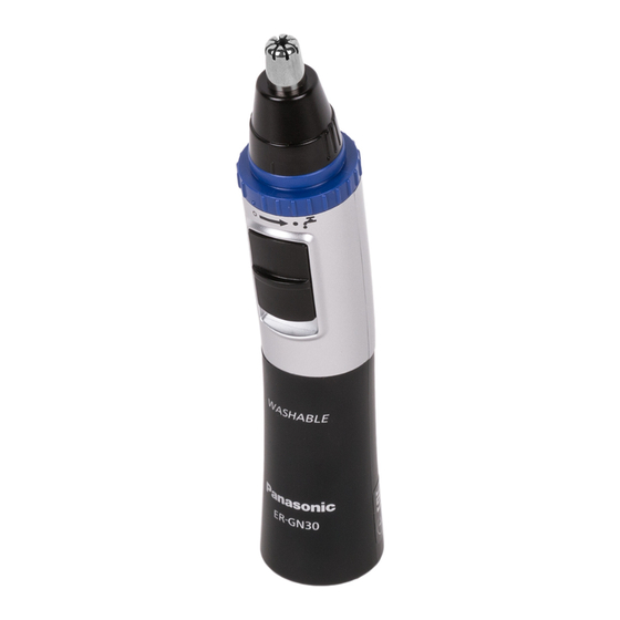 Panasonic ER‑GN30 Bedienungsanleitung