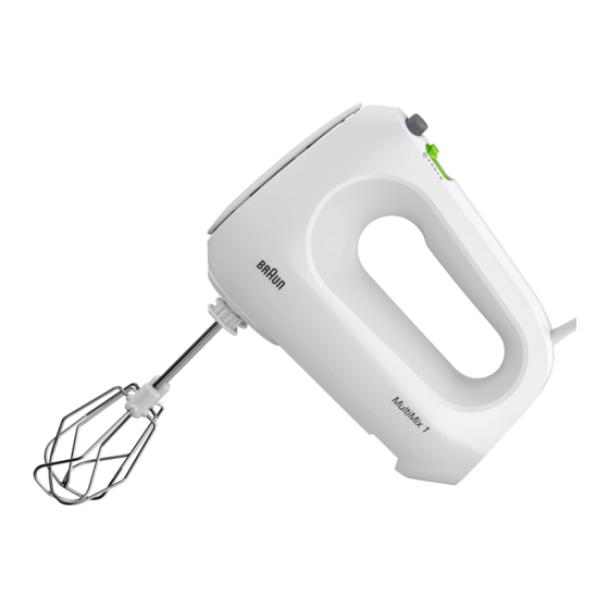 Braun MultiMix 1 Handbuch