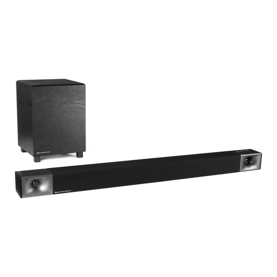 Klipsch CINEMA 400 Anleitung