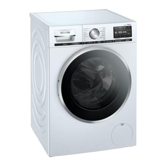 Siemens WM14XGH4FG Gebrauchs- Und Montageanleitung