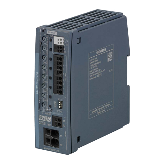 Siemens SITOP SEL1200 Gerätehandbuch
