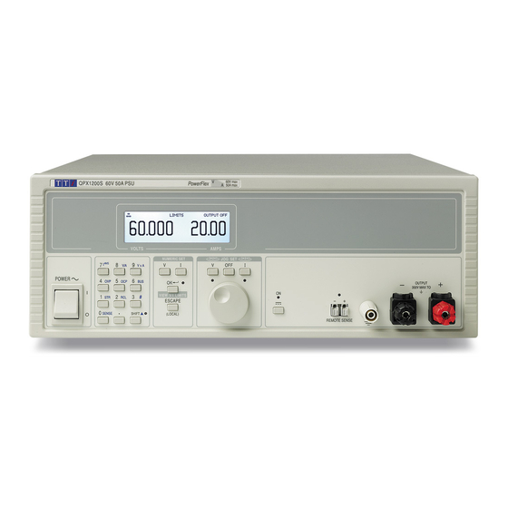Aim-TTI QPX1200S Bedienungsanleitung