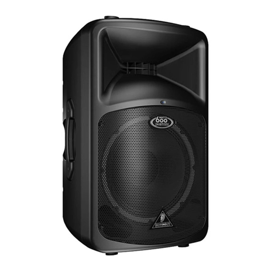 Behringer EUROLIVE B512DSP Bedienungsanleitung