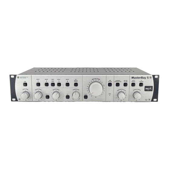 SPL MasterBayS 1150 Bedienungsanleitung