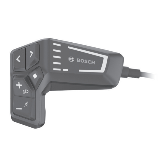 Bosch LED Remote BRC3600 Originalbetriebsanleitung