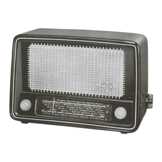 Telefunken 653 GW Bedienungsanleitung