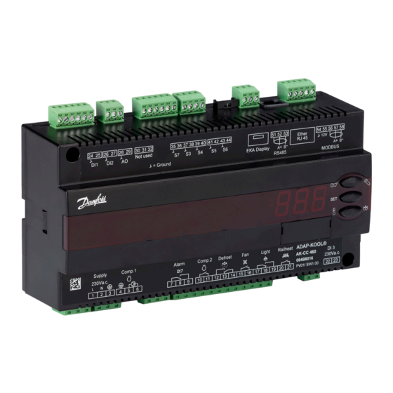 Danfoss AK-CC 460 Bedienungsanleitung