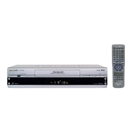 Panasonic NV-HS830 Bedienungsanleitung