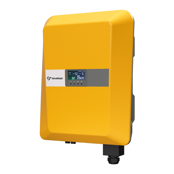 SolarMax SMT Serie Gerätedokumentation