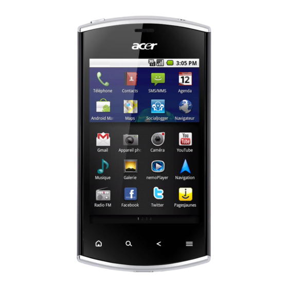 Acer Liquid Mini E310 Handbuch