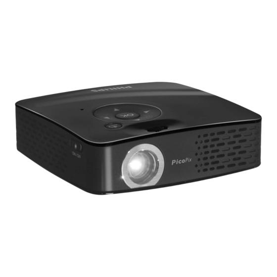 Philips PicoPix PPX1230 Bedienungsanleitung