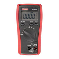 RS Pro IDM 71 Bedienerhandbuch