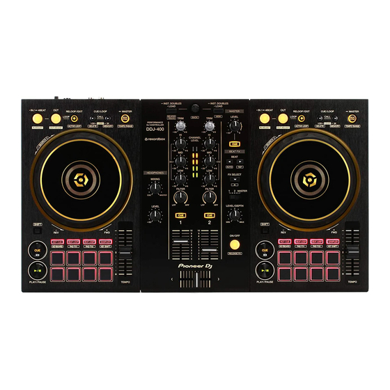 PIONEER DJ DDJ-400 Bedienungsanleitung