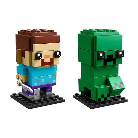 LEGO BrickHeadz MINECRAFT STEVE Montageanleitung