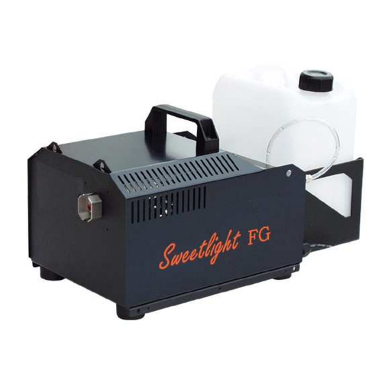 Sweetlight FG 7 Plus Bedienungsanleitung