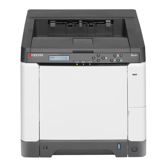Ecosys P6026cdn Handbücher